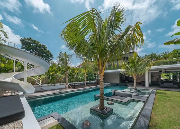 ヴィラ Barabuda - Impressive 6-bedroom With Jacuzzi And Slide! チャングー